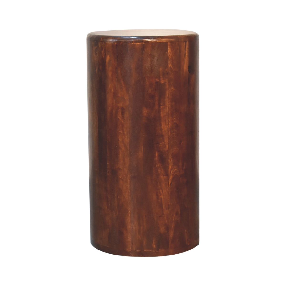 Back of the chestnut round drum chest