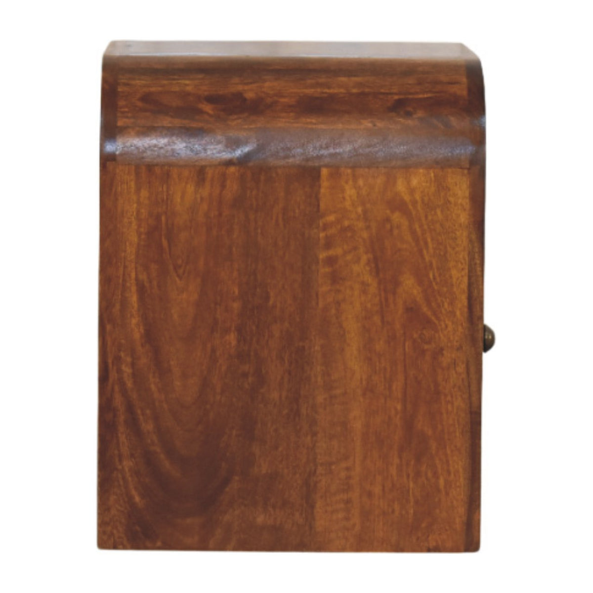 Darent Chestnut nightstand, side panel