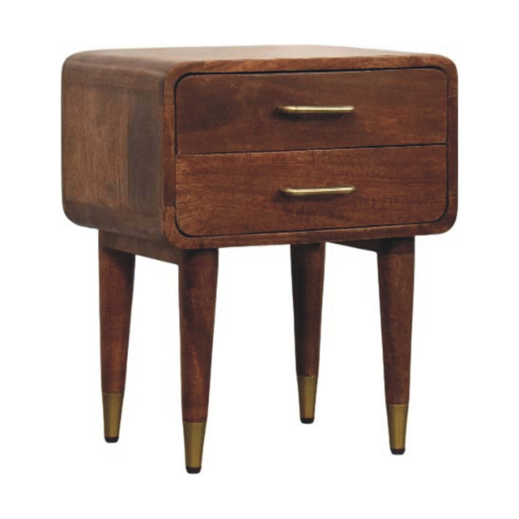 Dove bedside, three-quarter view
