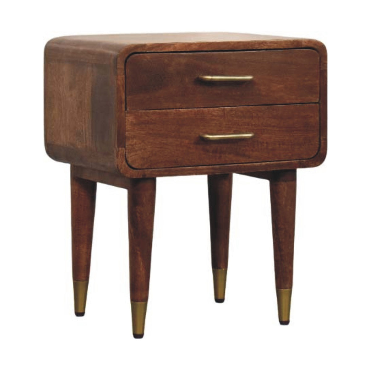 Dove bedside, three-quarter view
